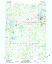 Paw Paw 1981 topographic map thumbnail