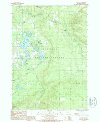Peacock 1987 topographic map thumbnail