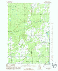 Pelkie 1985 topographic map thumbnail