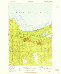 Pendills Lake 1951 topographic map thumbnail