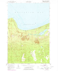Pendills Lake 1951 topographic map thumbnail