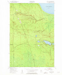 Piatt Lake 1951 topographic map thumbnail