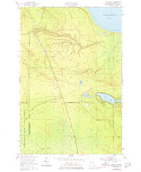 Piatt Lake 1951 topographic map thumbnail