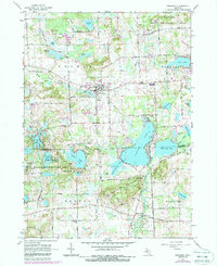 Pinckney 1965 topographic map thumbnail