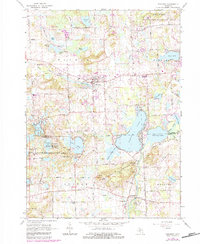 Pinckney 1965 topographic map thumbnail
