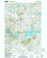 Pinckney 1996 topographic map thumbnail