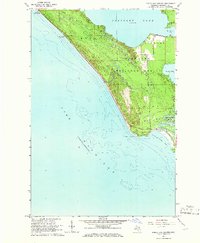 Pointe Aux Chenes 1964 topographic map thumbnail