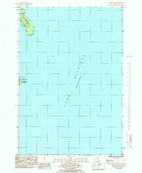 Point Detour 1985 topographic map thumbnail