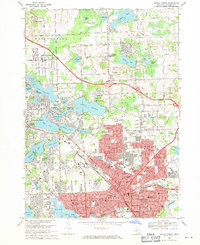 Pontiac North 1968 topographic map preview