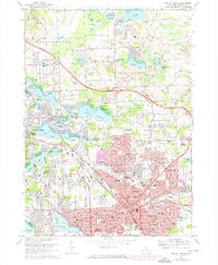 Pontiac North 1968 topographic map preview