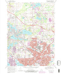 Pontiac North 1968 topographic map preview