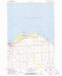 Port Austin East 1970 topographic map thumbnail