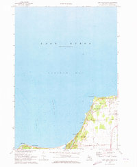 Port Austin West 1970 topographic map thumbnail
