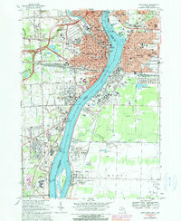 Port Huron 1968 topographic map thumbnail