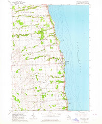 Port Sanilac 1963 topographic map thumbnail