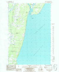 Portage Entry 1984 topographic map thumbnail