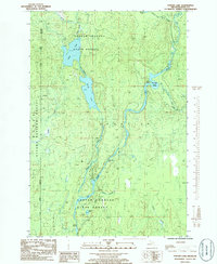 Porter Lake 1985 topographic map thumbnail