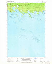 Prentiss Bay 1964 topographic map thumbnail