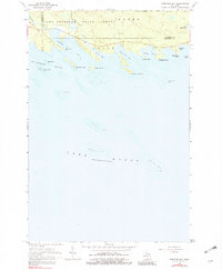 Prentiss Bay 1964 topographic map thumbnail