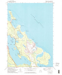 Presque Isle 1971 topographic map thumbnail