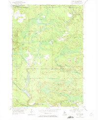 Ralph NW 1955 topographic map thumbnail