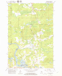 Randville 1955 topographic map thumbnail