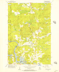 Randville 1955 topographic map thumbnail