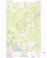 Randville 1955 topographic map thumbnail