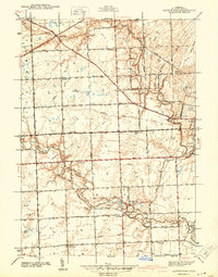 Rattle Run 1942 topographic map thumbnail