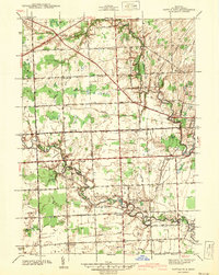 Rattle Run 1942 topographic map thumbnail