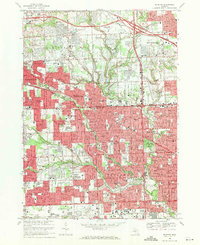 Redford 1968 topographic map thumbnail