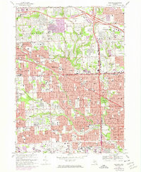 Redford 1968 topographic map thumbnail