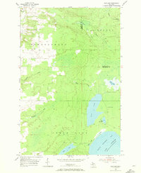 Rice Lake 1954 topographic map thumbnail