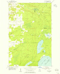 Rice Lake 1954 topographic map thumbnail