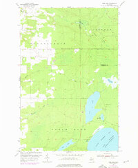 Rice Lake 1954 topographic map thumbnail