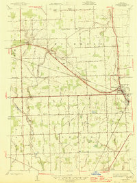 Richmond 1945 topographic map thumbnail