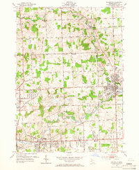 Rochester 1952 topographic map thumbnail