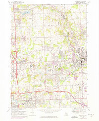 Rochester 1968 topographic map thumbnail