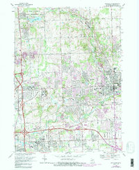 Rochester 1968 topographic map thumbnail