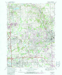 Rochester 1968 topographic map thumbnail