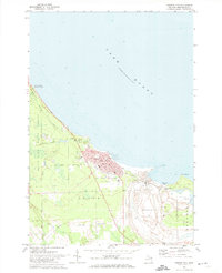 Rogers City 1971 topographic map thumbnail