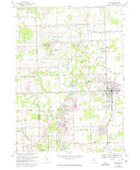 Romeo 1968 topographic map thumbnail