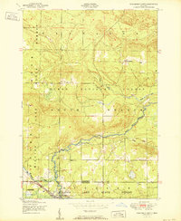 Roscommon North 1951 topographic map thumbnail