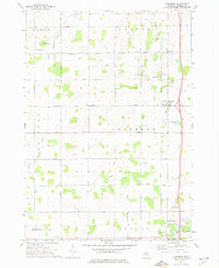 Rosebush 1973 topographic map thumbnail