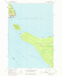 Round Island 1964 topographic map thumbnail