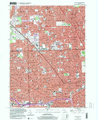 Royal Oak 1996 topographic map thumbnail