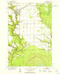 Rudyard 1953 topographic map thumbnail