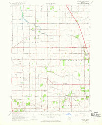Saginaw NE 1967 topographic map thumbnail