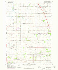 Saginaw NE 1967 topographic map thumbnail