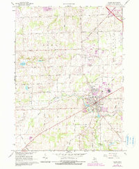 Saline 1967 topographic map thumbnail